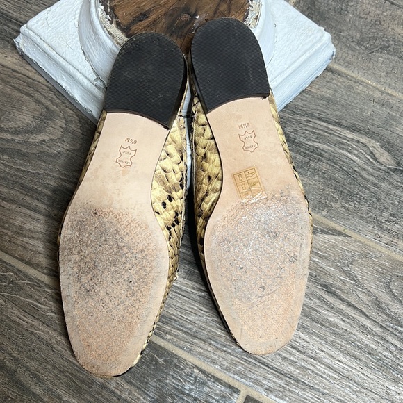 Tory Burch Leather Snake Python Embossed Mule 7.5 - Picture 8 of 9